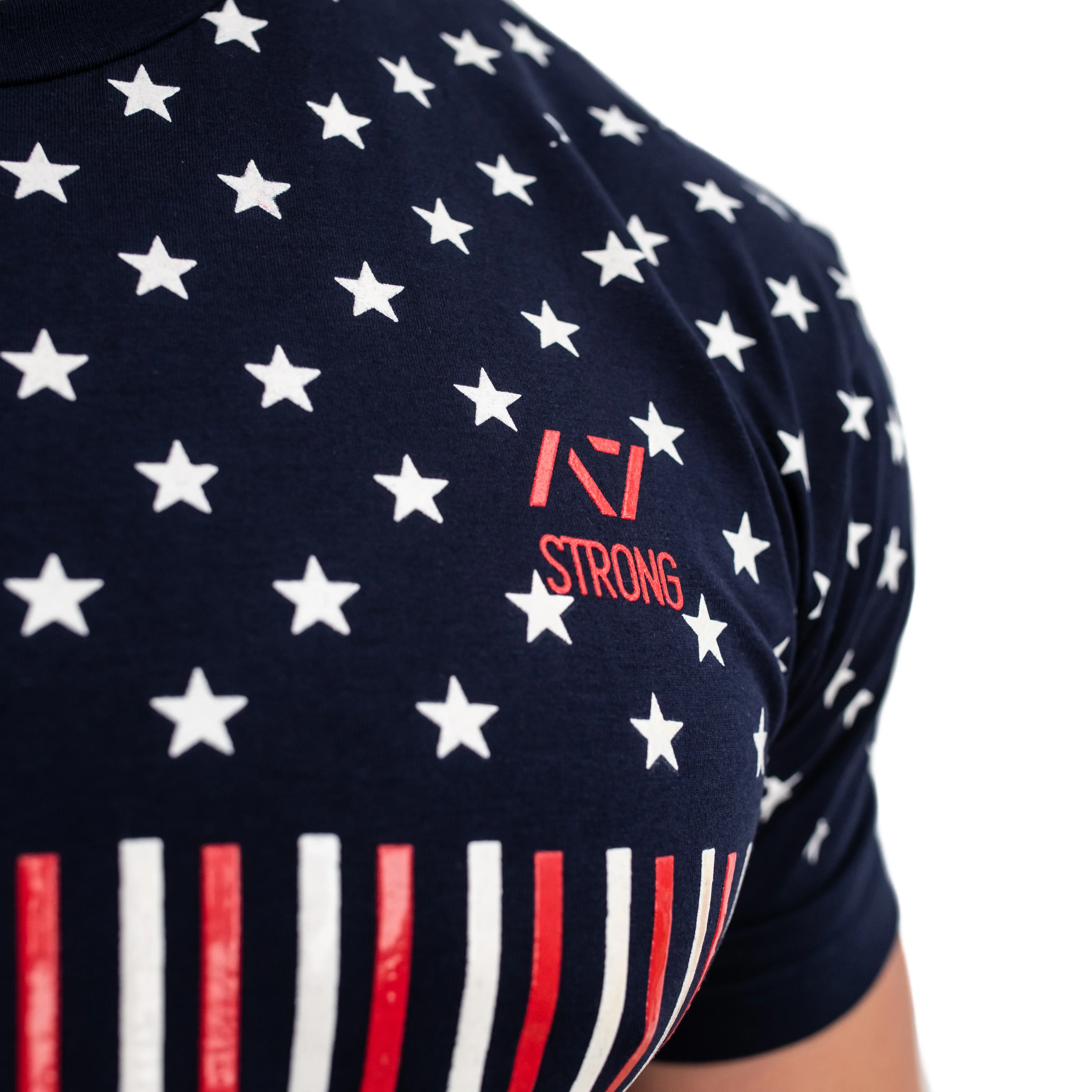 Americana Strongman Bar Grip Men's Shirt - Image 5