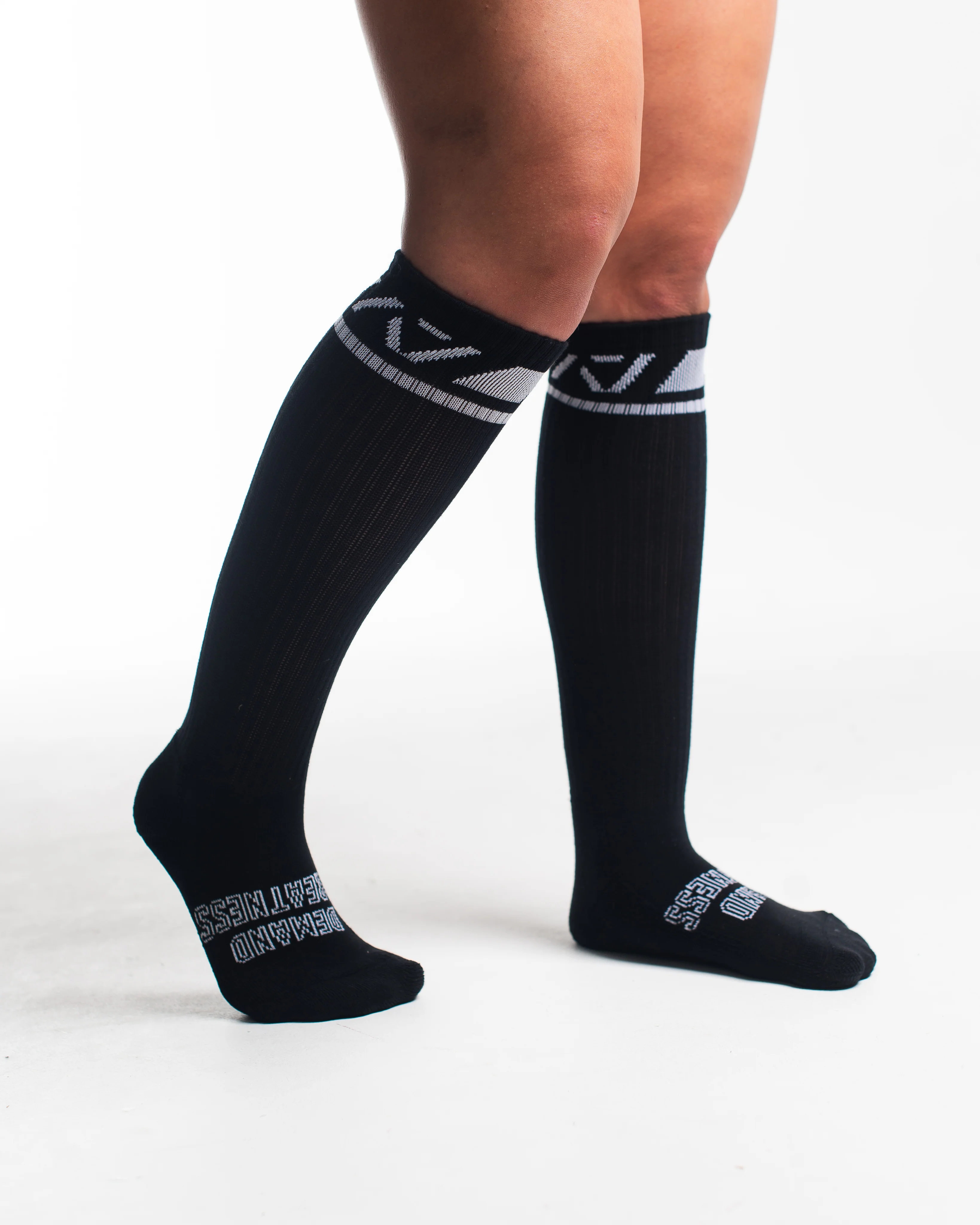 Deadlift Socks - Domino - Black - Image 3