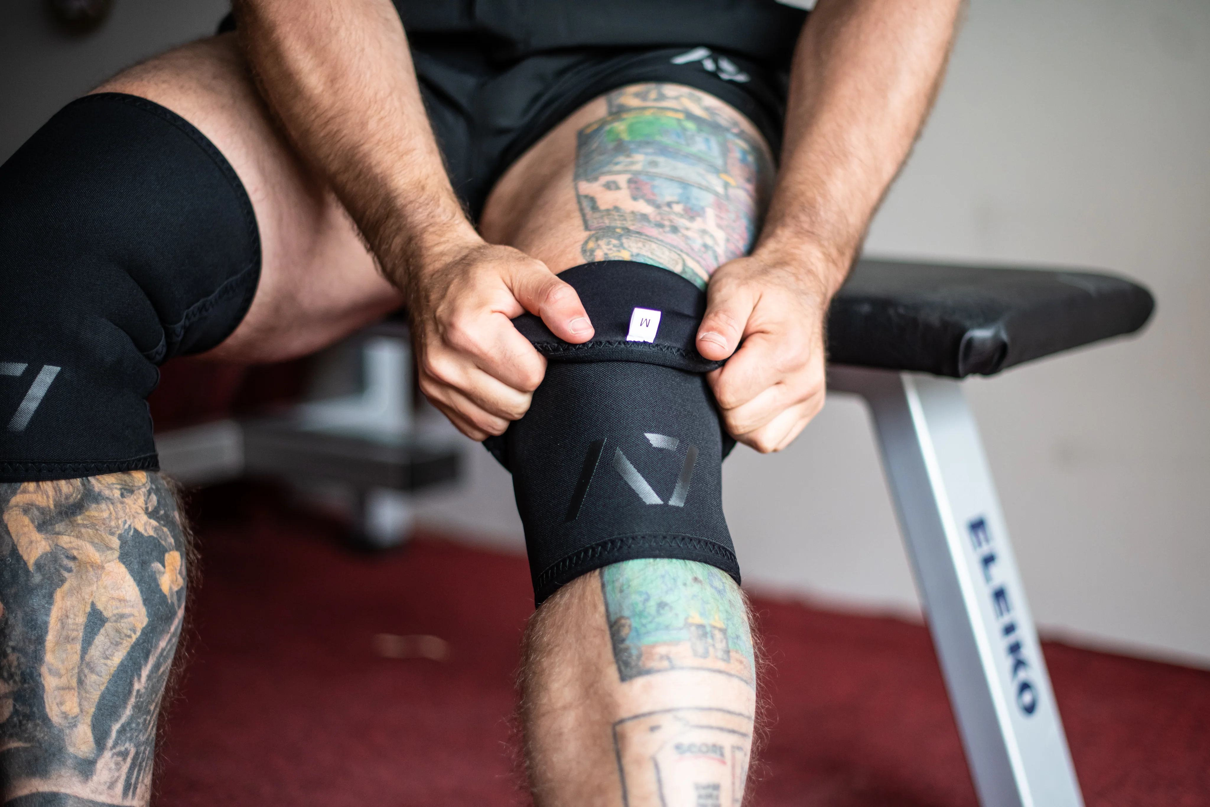 CONE Knee Sleeves - USPA & IPF Approved - Stiff - Stealth - Image 7